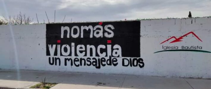 MÉXICO Primer mural de No Más Violencia en México