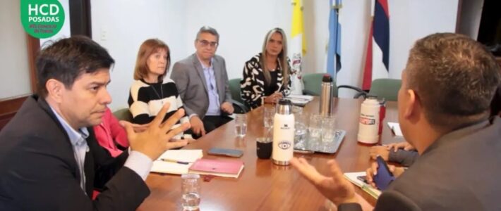 ARGENTINA No más Violencia fue recibido por el Presidente del Concejo Deliberante de Posadas, Estado Provincial de Misiones